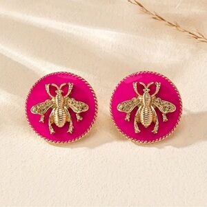 18K Gold Luxury Designer Earrings - NEW